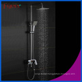 Fyeer Bathroom Rainfall Faucet Thermostatic Shower Set with Temperature Display